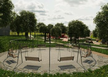 В парке «Электрон» в Петропавловске появятся веревочный парк, всесезонная арт-галерея и новые игровые зоны