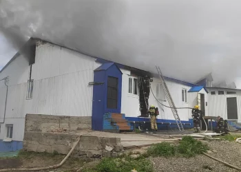 Складское помещение горело в Петропавловске-Камчатском