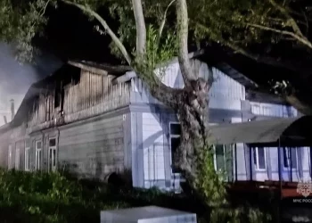Кафе «Мечта» горело ночью в Петропавловске-Камчатском