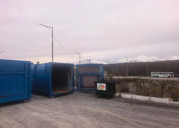 Площадку для строительного и крупного мусора открыли в Петропавловске